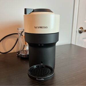 Nespresso Vertuo Pop+ single serve coffee and espresso machine - white